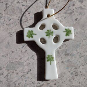 NWT Irish Celtic Cross Christmas Ornament
